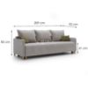 Glory Sierra sofa 742 + 752 paveikslėlis