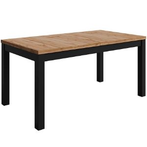 Paveikslėlis Agat stalas 160+2x40 wotan/juodas