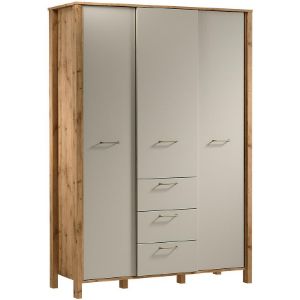 Paveikslėlis Spinta Indigo S3D3S ąžuolas wotan-beige