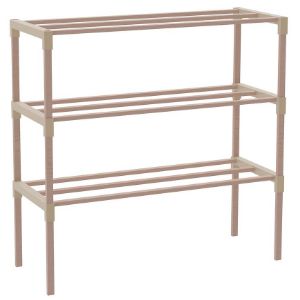 Paveikslėlis Batų spinta FIX-2050-3 natūrali/smėlio spalvos