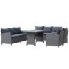 Technorattan rinkinys Bados Black 2+2+1 paveikslėlis