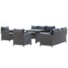 Technorattan rinkinys Bados Black 2+2+1 paveikslėlis
