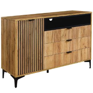 Paveikslėlis Margo 1D3S craft aukso spalvos komoda