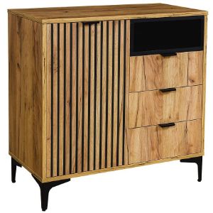 Paveikslėlis Margo 1D3S craft aukso spalvos komoda