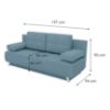 Sofa Oslo Curio 74 paveikslėlis