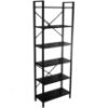 Knygų spinta Loft 8642 H juoda paveikslėlis