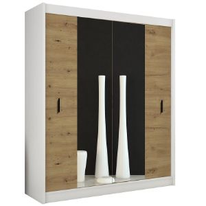 Paveikslėlis ART 180 baltoji drabužių spinta / amatininkas