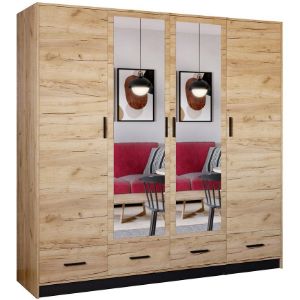 Paveikslėlis Sophie spinta 200 craft/juoda