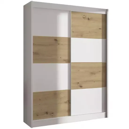 DUO 150 drabužių spinta balta/artisan paveikslėlis