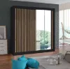 Ladder 203 spinta juoda/laminatas ąžuolo craft paveikslėlis