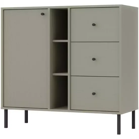 Tokijas 2 1F 3S eukalipto komoda 824 paveikslėlis