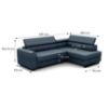 Livio dešinysis kampas sofa Neve 77 paveikslėlis