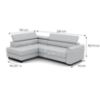 Livio kairysis kampas sofa Neve 83 paveikslėlis