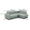 Livio dešiniojo kampo sofa Neve 34 paveikslėlis