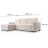 Dallas Lux Perfect Harmony 02 universali sofa-lova su miegamąja funkcija paveikslėlis