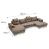 Cuba U Aston 7 kampinė sofa paveikslėlis
