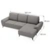 Loki P Sorisso 4 kampų sofa paveikslėlis