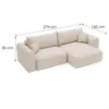 Next U Legacy 01 kampinė sofa paveikslėlis