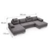 Cuba U Aston 17 kampinė sofa paveikslėlis