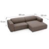 Kampinė sofa Passito P TO Corduroy 29 paveikslėlis
