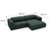 Kampinė sofa Passito L TO Corduroy 39 paveikslėlis