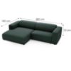 Kampinė sofa Passito L TO Corduroy 39 paveikslėlis