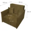 Mario I Vena 2 sofa su miegamąja funkcija paveikslėlis