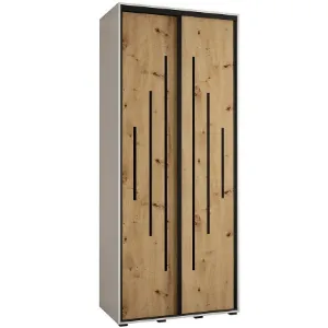 Paveikslėlis Spinta 45 Canaris 12 100 balta / amatininkų / juoda
