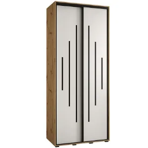Paveikslėlis Spinta 45 Canaris 12 120 artisan / balta / juoda
