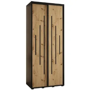 Paveikslėlis Spinta 45 Canaris 12 120 juoda/artisan/juoda