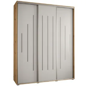 Paveikslėlis Spinta 45 Canaris 12 200 artisan / balta / sidabrinė