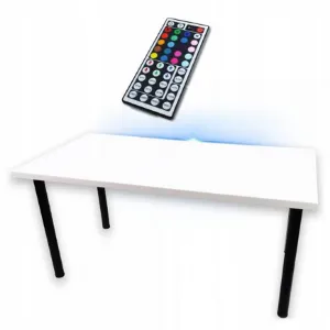 Paveikslėlis Žaidimų stalas Žemas baltas 120x60x2,8 Modelis 1