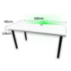 Žaidimų stalas Žemas baltas 120x60x2,8 Modelis 2 paveikslėlis