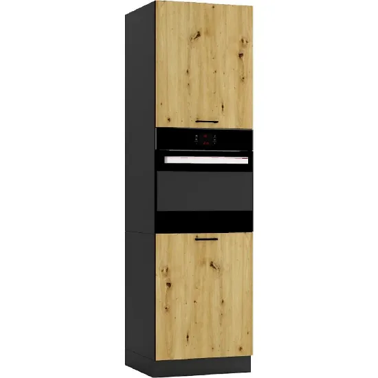 Virtuvės spintelė Anika D 60 PK/2133 P/L artisan/grafitinė paveikslėlis