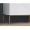 02 baltos/auksinės spalvos komoda paveikslėlis
