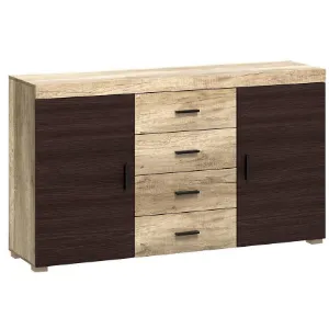 Paveikslėlis Remos 2D4S country grey/arusha magic komoda