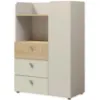 Komoda Yuki 7 Grey Beige/Oiled Oak paveikslėlis