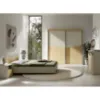 Komoda Aston 5 Grey Beige/Oiled Oak paveikslėlis