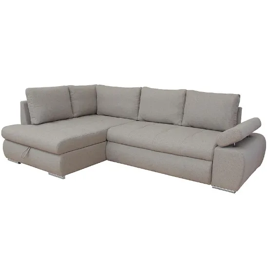 Kampinė sofa su miegamąja funkcija Haris L Lumos 31 paveikslėlis