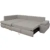 Kampinė sofa su miegamąja funkcija Haris L Lumos 31 paveikslėlis