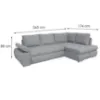 Kampinė sofa su miegamąja funkcija Haris P Lumos 08 paveikslėlis