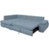 Kampinė sofa su miegamąja funkcija Haris L Lumos 83 paveikslėlis