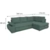 Kampinė sofa su miegamąja funkcija Haris P Lumos 78 paveikslėlis