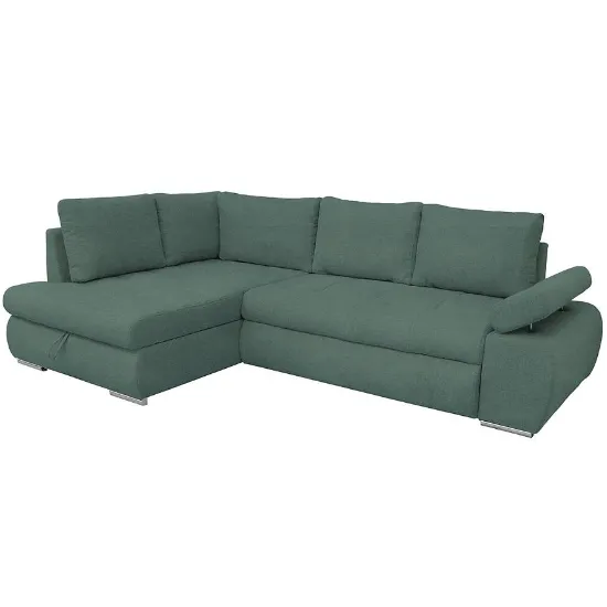 Kampinė sofa su miegamąja funkcija Haris L Lumos 78 paveikslėlis