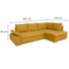 Kampinė sofa su miegamąja funkcija Haris P Lumos 66 paveikslėlis