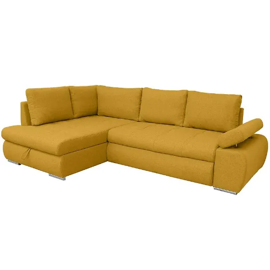 Kampinė sofa su miegamąja funkcija Haris L Lumos 66 paveikslėlis