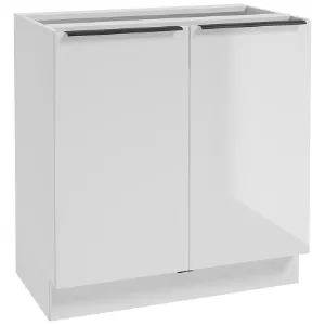 Paveikslėlis Virtuvės spintelė Basti B80 80x84x49 2D1S 4NN balta