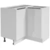 Kampinė virtuvės spintelė Basti B90 90x84x90 2D0S 8NN balta paveikslėlis