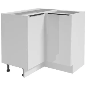 Paveikslėlis Kampinė virtuvės spintelė Basti B90 90x84x90 2D0S 8NN balta