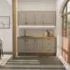 Stilo Claygrey/Artisan 180 cm virtuvė be stalviršio paveikslėlis